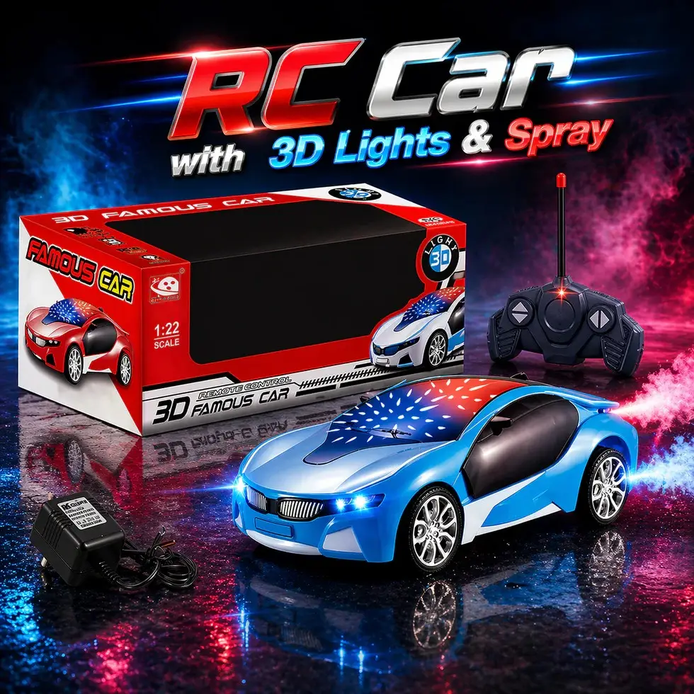 High-Speed Remote Control RC Car with led lights (is not a normal RC toy)